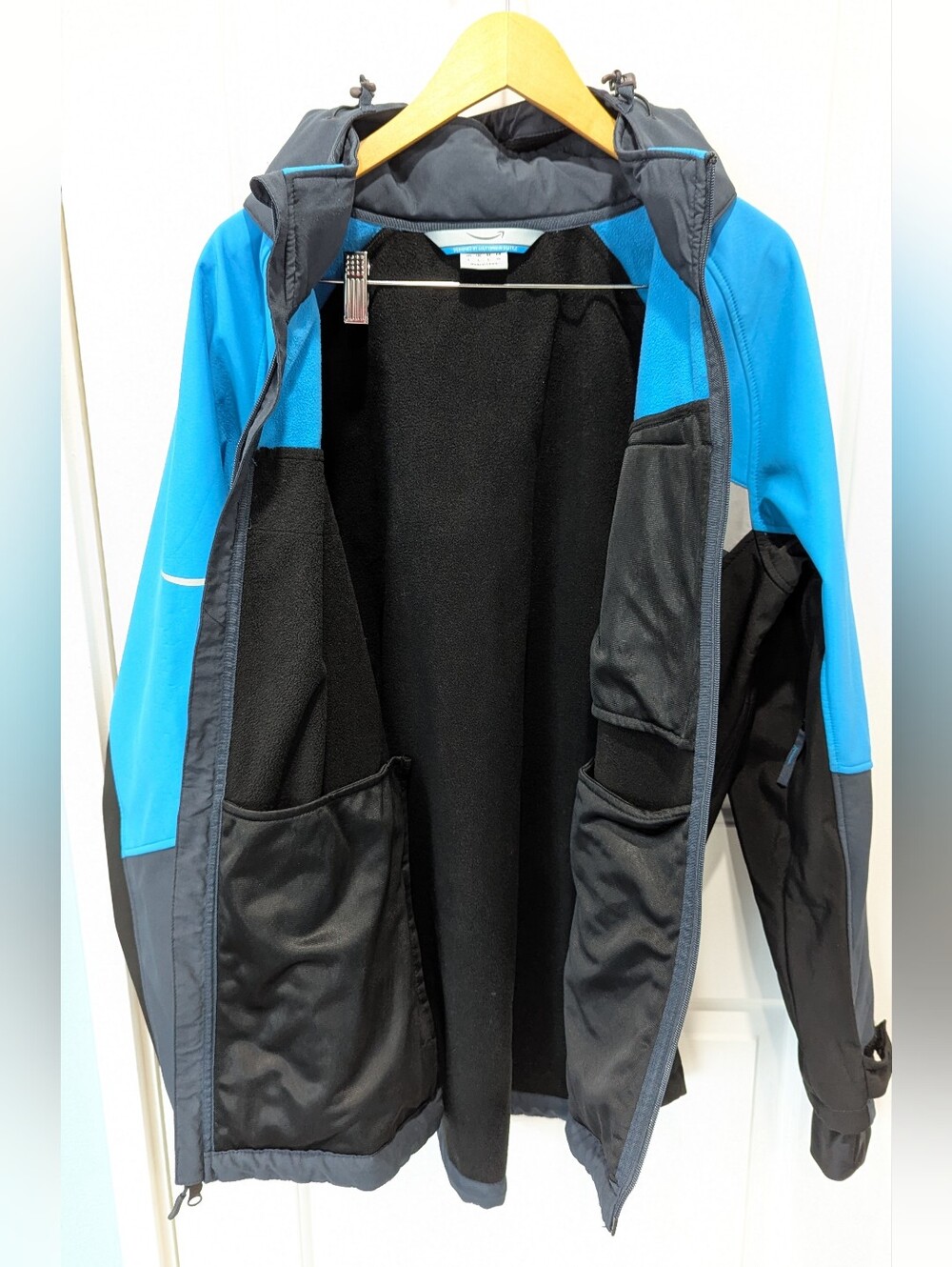Luly Yang Again Dsp Uniform Softshell Jacket Blue Black Reflective Size Large - Picture 6 of 12